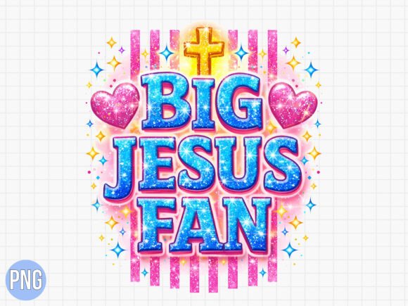 Big Jesus Fan Christian Cross T-SHIRT: Evaluating the Digital Design Asset