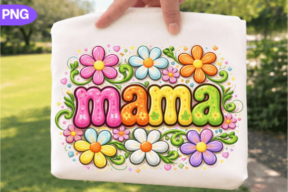 Celebrate Mom: Trendy Sublimation PNG Design