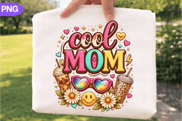 Cool Mom Png, Trendy Mom Design, Stylish Assets for Strategic Brand Growth