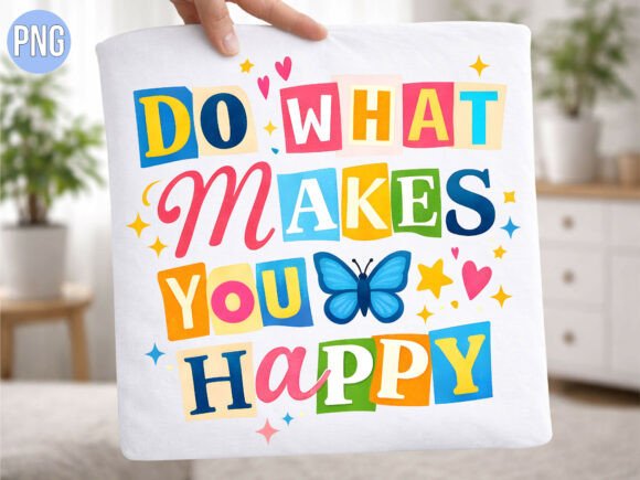Evaluating the Do What Makes You Happy Retro Type PNG for Professional Design Workflows
