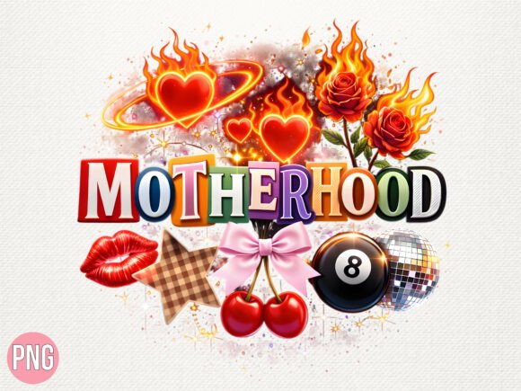 Evaluating the Motherhood Disco Cherry PNG Sublimation Design