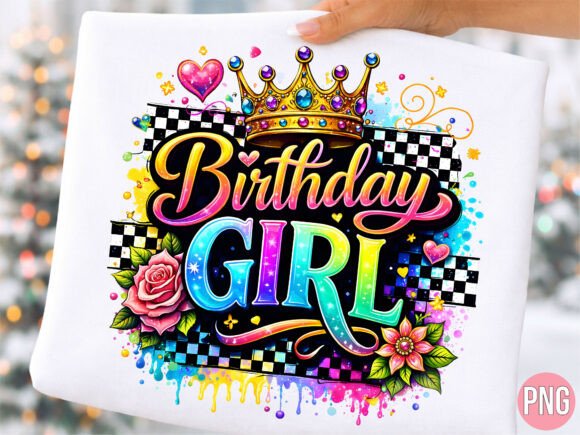 Integrating the Birthday Girl Crown Queen Colorful PNG into Professional Design Workflows