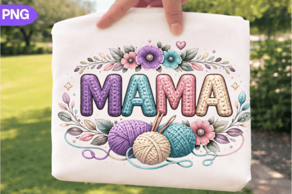 Mama Yarn PNG: Elevating Crochet and Knit Designs for Modern Creators
