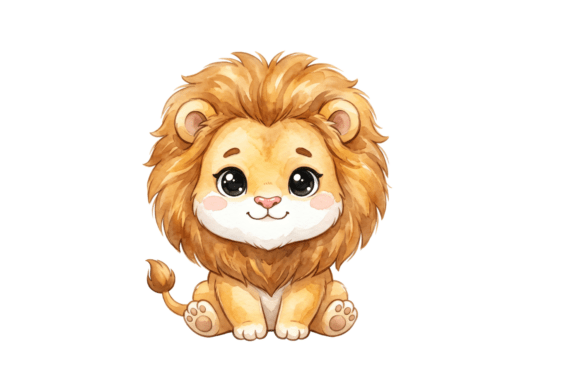 Safari Lion PNG Design & Cut Files