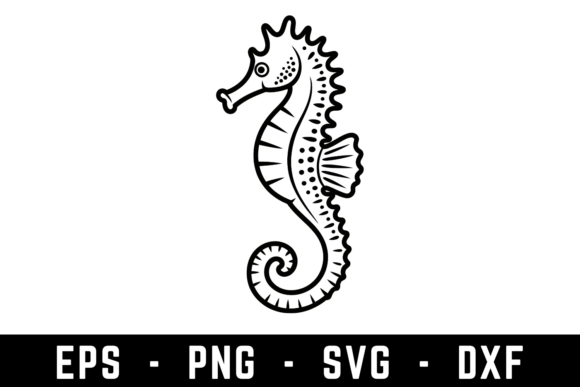 Sea Horse SVG Cut File for DIY