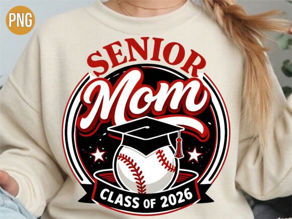 Senior Mom Class of 2026 Baseball PNG: A Guide to High-Quality Digital Design for Creative Projects