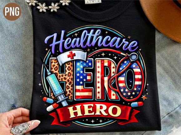 Strategic Branding and Creative Utility of the Healthcare Hero American Nurse Gift PNG
