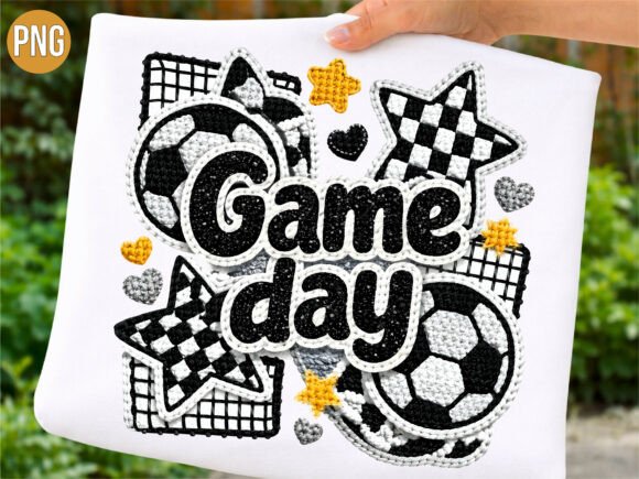 Understanding the Soccer Game Day Embroidery Patch PNG for Digital Crafting and Print on Demand