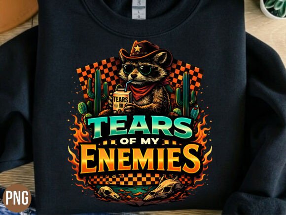 Unleashing Creativity with the Raccoon Tears of My Enemies Cowboy PNG