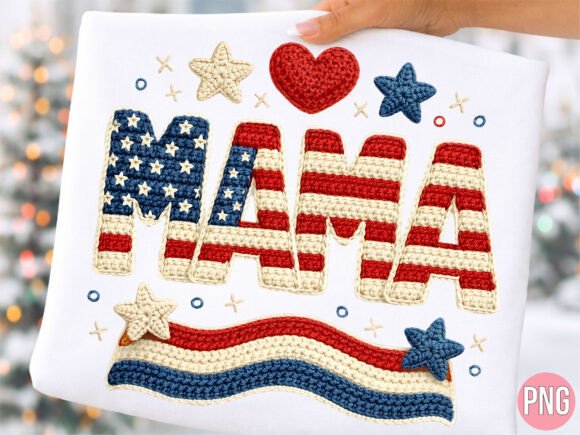 Unlocking Creativity with the American Mama Patriotic Crochet PNG: A Guide to High-Quality Digital Design