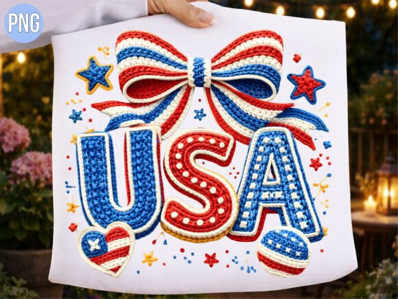 USA Patriotic Crochet Style T-shirt PNG: A Practical Guide for Creators and Business Owners